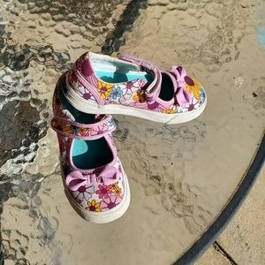 KEDS floral Ella Mary Jane sneakers